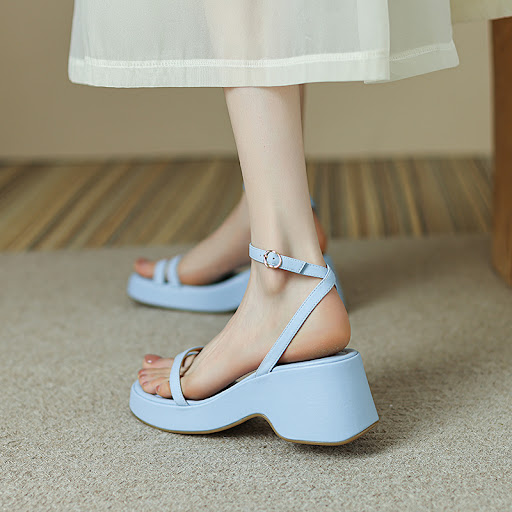 Title 2, Womens Fashionable Platform Toe Strappy Sandal...
