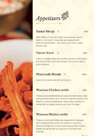 Matamaal - The Kashmiri Restaurant menu 6