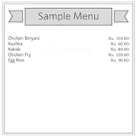 Nisarga Biriyani Kabab Corner menu 1