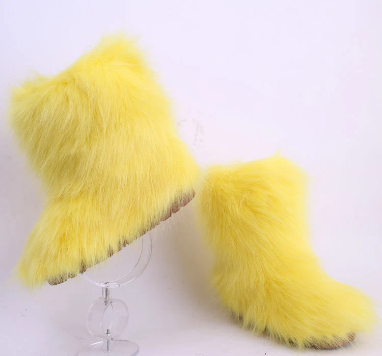 Title 2, Bottes de neige dextérieur pour femmes, imitat...