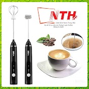 Máy Đánh Trứng Seka, Que Tạo Bọt Cafe Mini Cầm Tay Không Dây 3 Cấp Độ