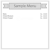 Shitaram Ke Special Chole Bhature menu 1