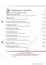 Fuel Resto Bar- The Pride Hotels menu 5