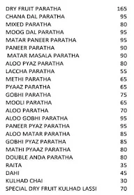 Punjab Ke Mashhoor Parathe menu 1