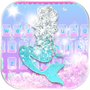 Download Glitter Mermaid Theme Keyboard For PC Windows and Mac