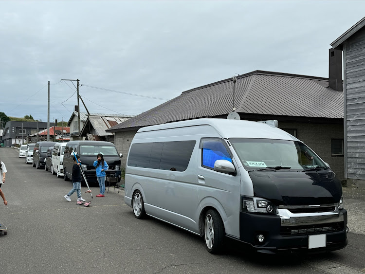 ハイエース スーパーロングの北海道・ハイエース・51CLUB・初・焼き肉オフに関するカスタム事例の投稿画像15枚目