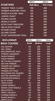 Delhi Belly Family Restaurant menu 1