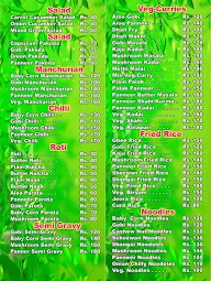 Ruchis, ITPL Hoodi menu 2