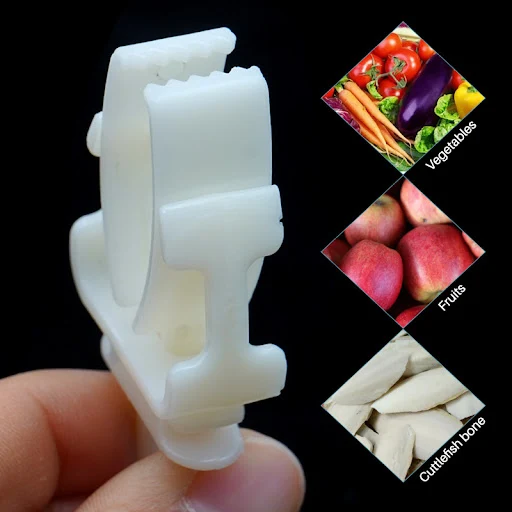 1Pcs Small Pet Bird Food Holder Parrot Fruits Vegetables Clip Cuttlefish Bone Feeder Device Clamp Bird Cage Accessories 