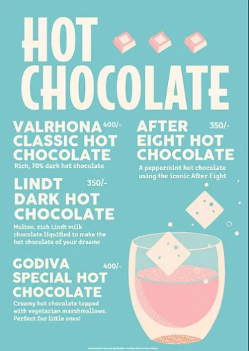 Coco Cafe menu 