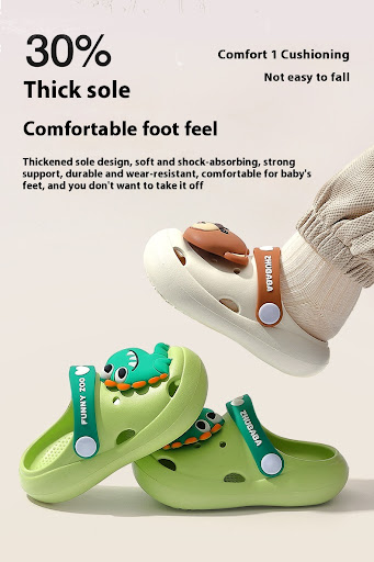 Title 13, Childrens Summer Cartoon Baby Soft Bottom Hole...