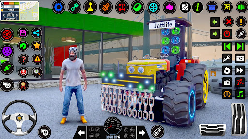 Screenshot Indian Tractor Tochan Game 3d