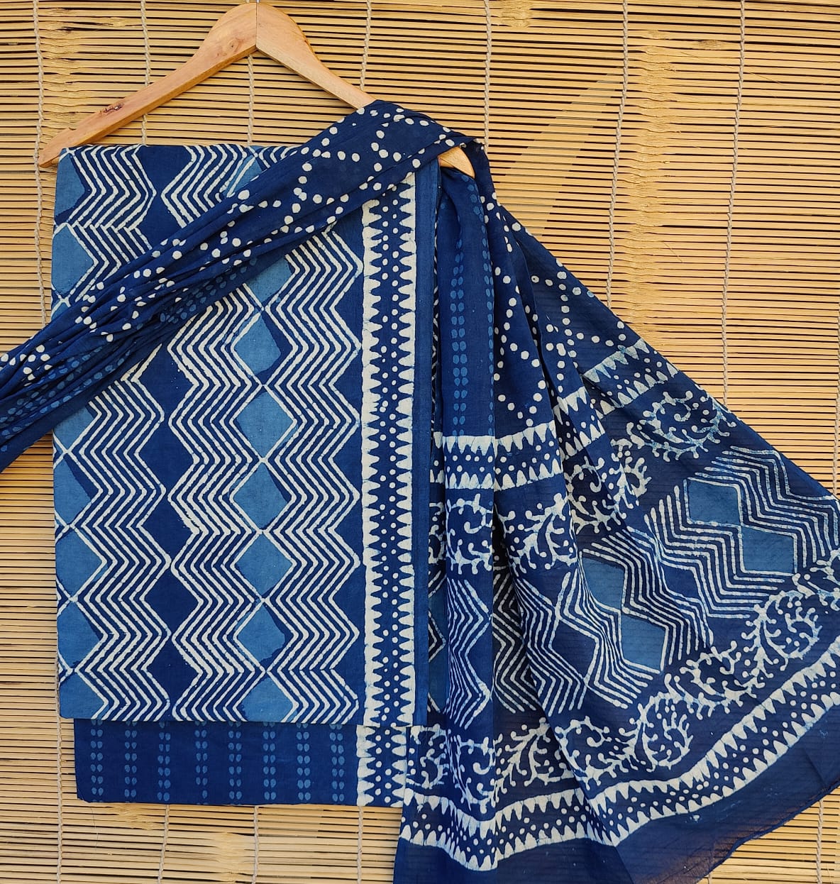 Exclusive new hand block printed cotton suits