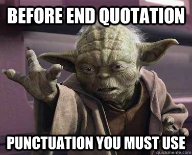 Image result for grammar meme yoda