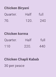 Prince Chicken Corner menu 1