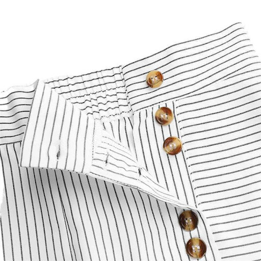 Title 4, New Style Decorative Buckle Irregular Stripes L...