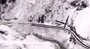 Aerial view after a glacier broke triggering an avalanche close to the Indo-China border in the Indian state of Uttarakhand on Friday, in this screen grab taken from a video April 24, 2021.