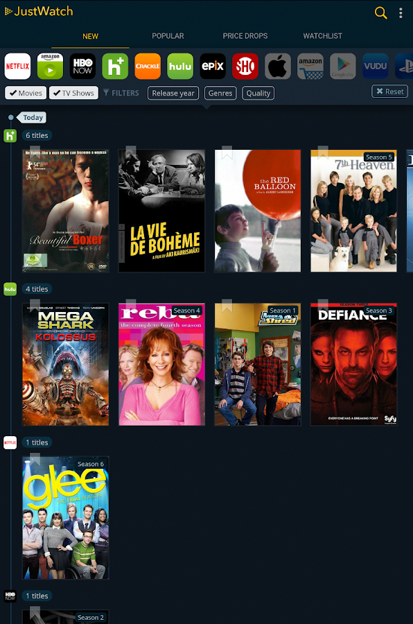 JustWatch - Guide for Cinema, Netflix, Hulu & more ...