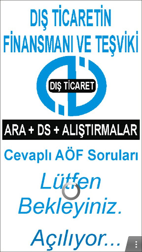 AÖF DIŞ TİCARETİN FİNANS TEŞV