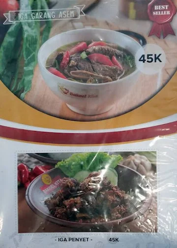 Bakoel Kita menu 