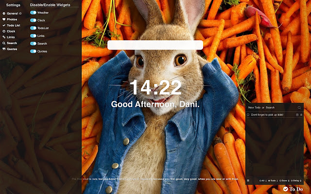 Peter Rabbit 2 HD Wallpapers New Tab