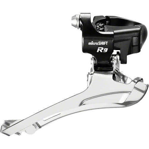 MicroShift R9-B Double Front Derailleur - 9-Speed Double 46-52t Max Band Clamp