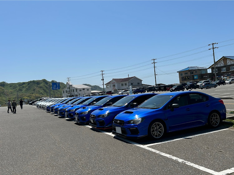 WRX STIのオフ会・洗車・GW・いざ新潟へに関するカスタム事例の投稿画像1枚目