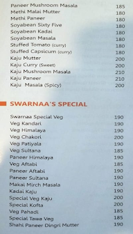 Swarnaa Vegetarian menu 5