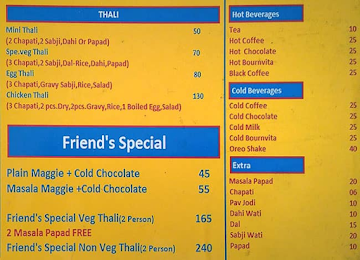 Cafe 4 Friends menu 