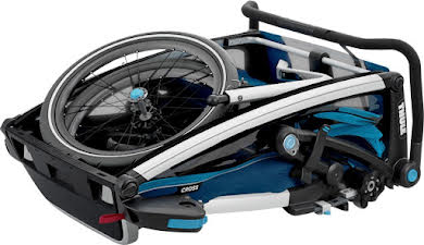 Thule Chariot Cross 2 Trailer and Stroller: Blue, 2 Child alternate image 1