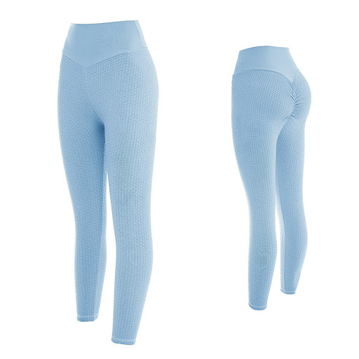 Title 15, Net Red Fitness Bubble Seamless Honeycomb Pants...