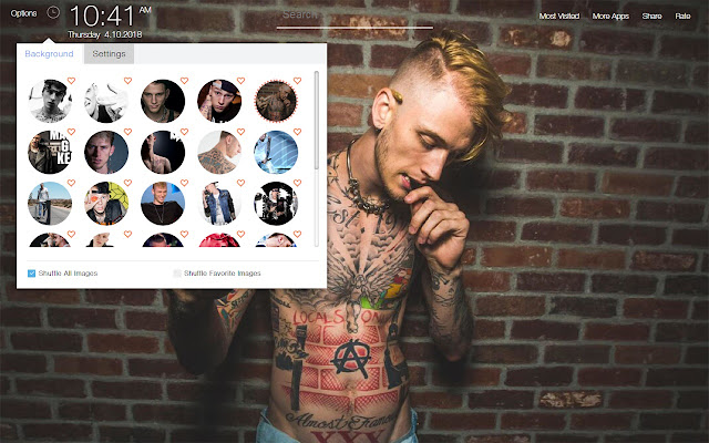 Machine Gun Kelly Wallpapers FullHD New Tab