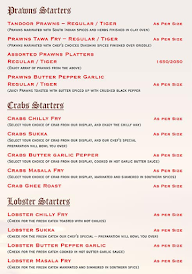 Parika Hospitality Service menu 2