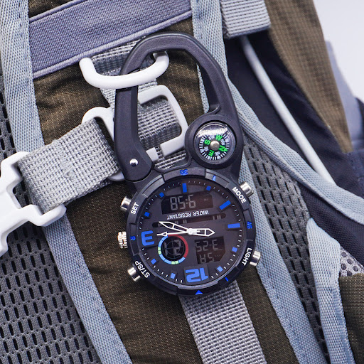 Title 1, Multifunctional Compass Round Screen Outdoor Mo...