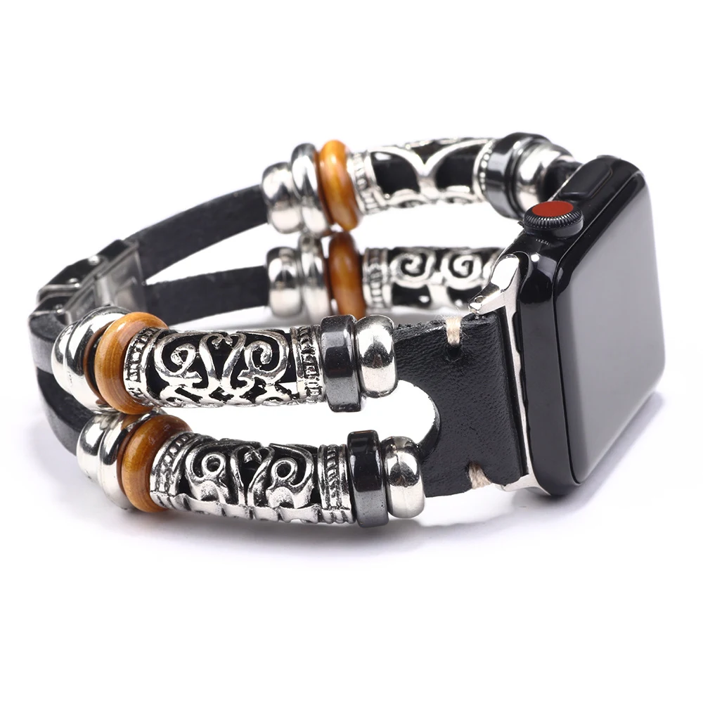 Title 5, Bracelet en cuir véritable Explosive Fashion Pe...