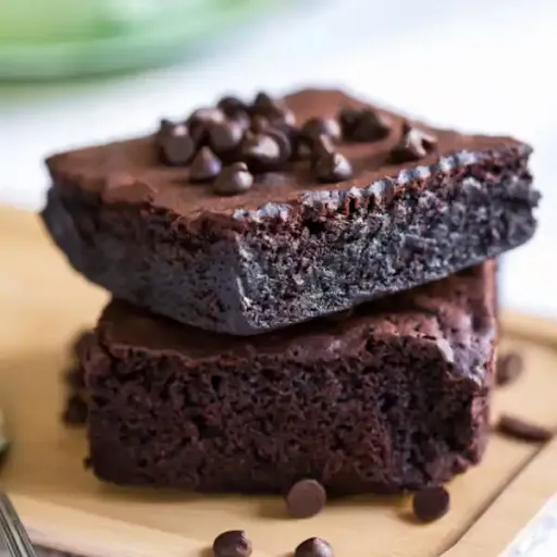 Eggless Chocolate Chips Brownie