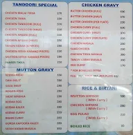 National Restaurant menu 1