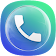 Call Screen Bubble Dialer OS10 icon