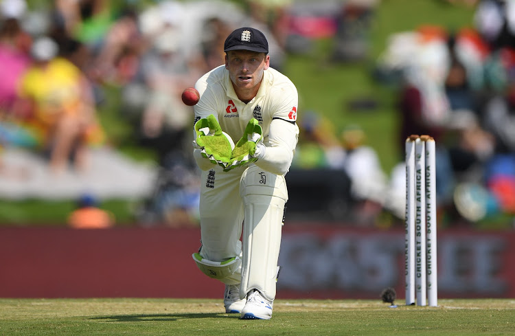 England wicketkeeper Jos Buttler in action during the First Test against South Africa at SuperSport Park, Centurion in December last year.