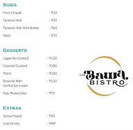 The Bawa Bistro menu 2