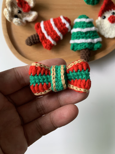 Title 4, Wool Crocheted Christmas Hair Accessories Add a...