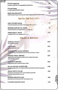 Kailash Parbat Hotel menu 1