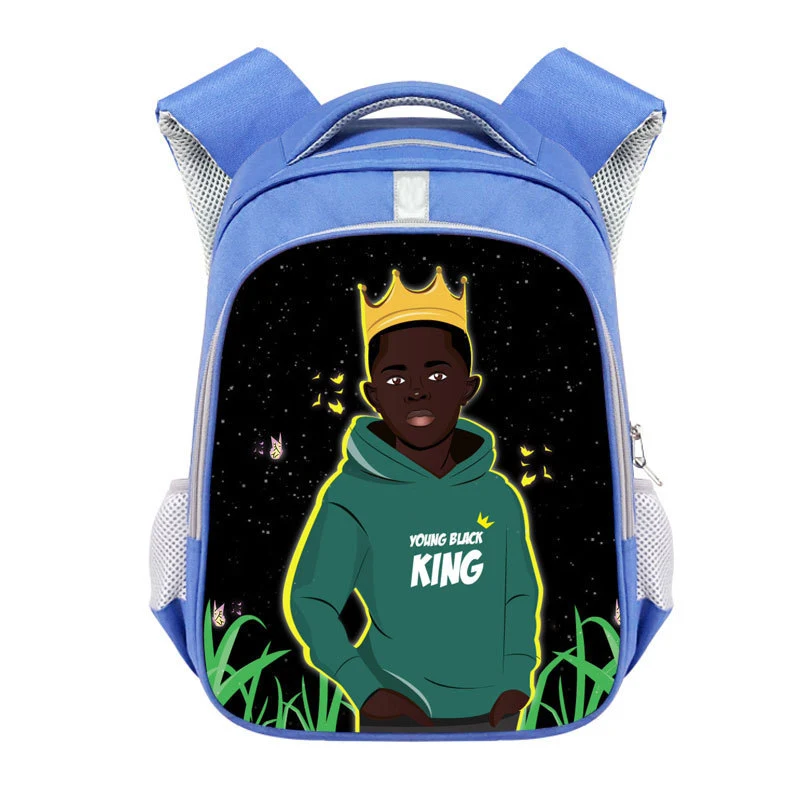 Mochila Escolar Infantil de Poliéster com Novo Design e Faixas Refletivas para Segurança. Conforto e Estilo para Crianças.
