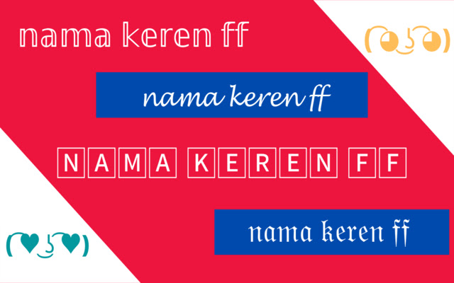 Nama FF Keren 𝓬𝓸𝓹𝔂 𝓹𝓪𝓼𝓽𝓮