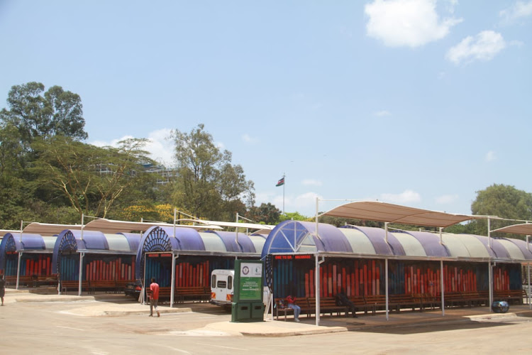 Inside Nairobi Metropolitan Service newly constructed Green Park terminus on March 1, 2021