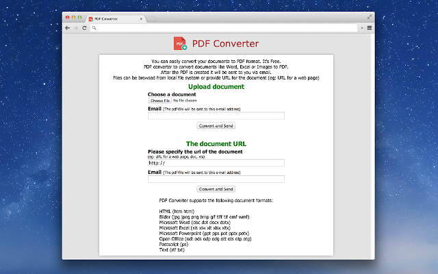 Screenshot of PDF Converter