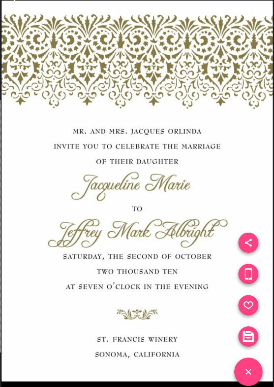 Beautiful Wedding Invitation Card Design App | Wedding ...