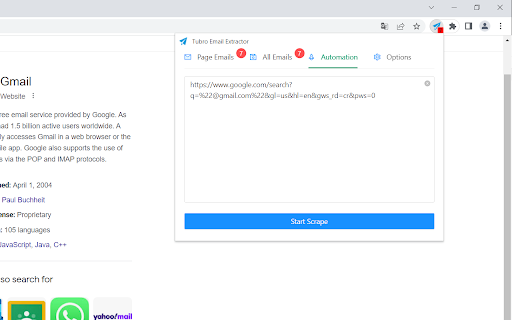Email Extractor - Scrape Emails From Webpages