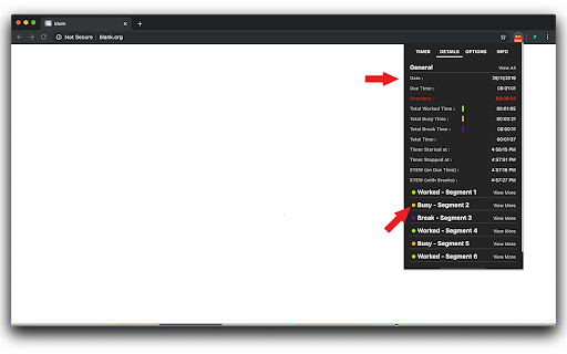 Worktime Progressbar & Timer