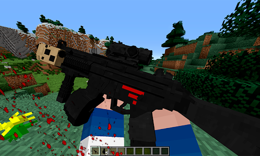 Screenshot Guns Mod for Minecraft